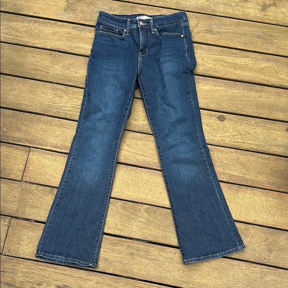 Women's Signature Gold by Levi Strauss Bootcut Dark Blue Jeans, 4S, W27, L30